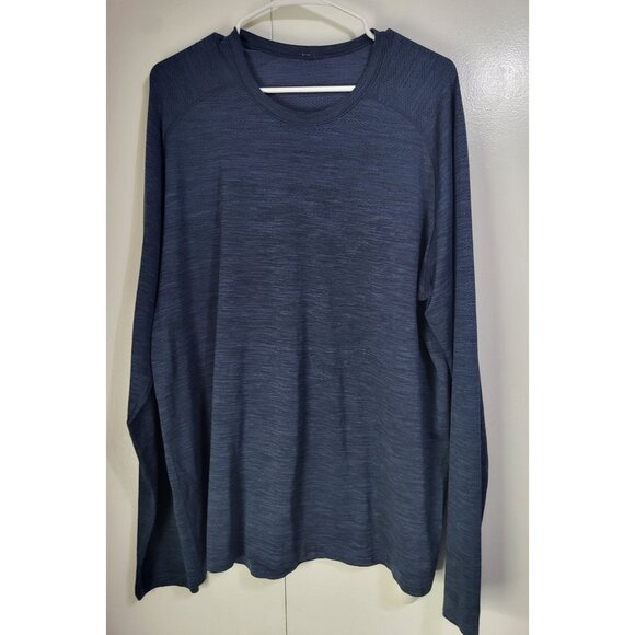 lululemon athletica Other - LULULEMON Men's SZ XL Long Sleeve Navy Blue Shirt Performance Athleisure Activew